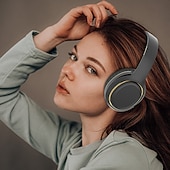 economico Cuffie on-ear e over-ear-h6 2025 nuovi auricolari wireless dotati di chip 5.3 riduzione intelligente del rumore perdita inferiore e connessione più stabile modalità gioco auricolari pieghevoli adatti per viaggi casa ufficio