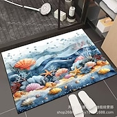 baratos Tappeto da bagno-3D Optical Illusion Doormat Visual Trap Floor Mat Non Slip Water Absorbing for Bathroom Shower Entryway Indoor Outdoor Diatomaceous Earth Quick Dry Absorbent 20 x 31 inch