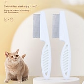 cheap Hair Care-Tear Stain Removal Pet Flea Removal Comb Multifunctional Grooming Comb Durable Dog Cat Comb Pet