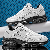 abordables Baskets-Baskets blanches de sport pour hommes – design performant, résistantes et élégantes, idéales pour les entraînements pendant les vacances et les activités de Noël