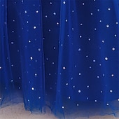 abordables Robes de fête-Enfants Fille Robe Robe de Soirée Couleur Unie Sans manches Formel Performance Occasion Spéciale Noeud de cravate Mode Quotidien Princesse Polyester Maxi Robe de Soirée Robe évasée Robe en Tulle Ét