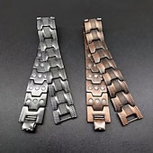 billiga Hemutrustning-herrmagnetiskt armband - tre rader stark magnet - justerbart magnetiskt pärlarmband, elegant smycke i legering som present till pappa, mamma, jul, födelsedag, flera färger, herrmagnetiskt armband
