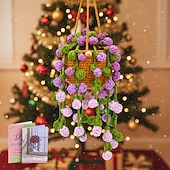 economico Per bambini-Kit di uncinetto per principianti kit di uncinetto per principianti kit di avvio completo per adulti kit di uncinetto e maglieria con video tutorial passo-passo regalo di Natale