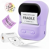 Недорогие Сканеры и принтеры-Машина для изготовления этикеток p5 с лентой, небольшой термопринтер для наклеек, портативный Bluetooth