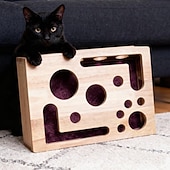 levne Podpora a péče o zvířata-Vylepšovací krabička na škrábání koček s vylepšovací krabičkou na kočičí nehty. Pilník na nehty netlačí a je vhodný pro nůžky a ořezávátka. Vnitřní brusný papír je vhodný pro škrábání koček v