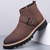 abordables Bottes de Chelsea-Bottes Chelsea turquoise pour hommes – élégantes et résistantes, idéales pour les sorties hivernales décontractées et les activités de plein air