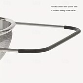 abordables Utensilios para frutas y verduras-Cesta plegable y extensible de acero inoxidable para fregadero con mango telescópico: escurridor de platos compacto y resistente de acero inoxidable 304, ideal para almacenar frutas, arroz y pasta.