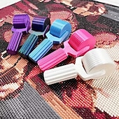 voordelige naaien &amp; breien &amp; haken-Diamantkunstroller - essentieel doe-het-zelf knutselgereedschap voor borduurwerk met strass-steentjes, handroller met gemakkelijke grip, afneembare diamantschildergereedschappen en accessoires