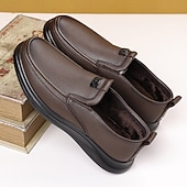voordelige Slip-On Casual Schoenen-Bruine instapschoenen voor heren, comfortabel en duurzaam, instapmodel, ideaal voor dagelijks gebruik en ontspannen uitstapjes