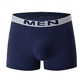cheap Men's Boxers Underwear-Men's 10 Pack Basic Panties Boxers Underwear Briefs Elastic Waist Terylene Breathability Comfortable Letters Multi color
