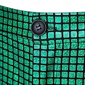 economico Sottile-Per uomo Pantaloni Pantaloni Eleganti Pantaloni con paillettes Pantaloni lucidi Pantaloni da ballo Tasca Semplice Comodità Lunghezza intera Feste Affari Quotidiano Moda Streetwear Argento Nero