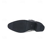 billiga Klädskor-Herrstövlar i vinröda lack i konstläder med tre spännen och krokodilstruktur – trendiga skor för kvällskläder, fester och speciella tillfällen