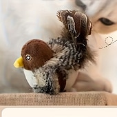 رخيصةأون إلى $30-لعبة قطيفة محاكاة نداء الطيور ذاتية الارتفاع، بما في ذلك لعبة القطط ولعبة الحيوانات الأليفة