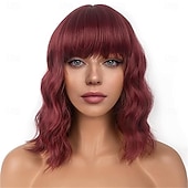 cheap Carnival Wigs-Carnival Wig 2026 Pink Blue Purple Curly Bob Short Synthetic Festival Wig Mardi Gras Parade Cosplay Costume Hair for Women