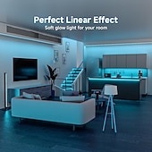 זול תקע רצועת אורות-10מ' 2x10m ערכות תאורה 320 נוריות COB 8 מ"מ 1set לבן חם לבן לבן נטו רצועת אורות LED נדבק לבד 220-240 V