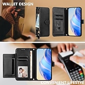 ieftine Carcasă Samsung-telefon Maska Pentru Samsung Galaxy S25 Ultra Plus S23 Ultra Plus S24 FE S22 Plus Ultra S23 FE Portofel Card Fermoar Protectie pentru intreg corpul cu curea de mână Retro PU piele