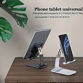 cheap Phone Holder-Adjustable Desktop Phone Holder - Compact Foldable Height-Adjustable Stand with Universal Compatibility