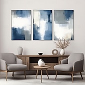 economico Dipinti a olio-dipinto a olio fatto a mano dipinto a mano orizzontale astratto contemporaneo moderno tela arrotolata (senza cornice)