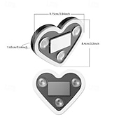 billiga Invändiga bilaccessoarer-Solcellsdrivna bilinteriör miljöljus hjärtformade neon LED-fönsterljus inredningsbelysning idealisk för fordonstillverkning LED miljöbelysning Alla hjärtans dag-present