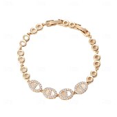 economico Braccialetti-Zircone Classico Animale Moda Personalizzato Lusso Rame Gioielli braccialetto Argento / Oro Per Matrimonio Feste Fidanzamento Balli di fine anno