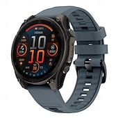 abordables Correas de reloj Garmin-Correa de silicona Quickfit de 22 mm y 26 mm para relojes inteligentes Garmin Fenix 7X, 7 Solar, 6X, 6 Pro, 5, 5X Plus, 3, 3H y Epix.