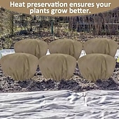 cheap Heating &amp; Cooling-12pcs Winter Plant Covers Frost Protection Bags for Shrubs Trees and Roses 39.4x23.6 Inches with Drawstring Suitable for Autumn and Winter Outdoor Gardening Shrub Covers Tree Protection