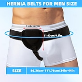 economico Bretelle &amp; Supporti-cintura per ernia per uomo, cintura di supporto per ernia inguinale sinistra o destra per alleviare il dolore con cuscinetti di compressione rimovibili, cinto erniario inguinale regolabile per