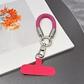 abordables Correas para el teléfono y muñequeras-Nueva correa para teléfono con clip, pulsera y clip, resistente y duradera. &amp;Cordón para cámara unisex antipérdida, correa de muñeca corta para teléfono, nuevo cordón giratorio de una pieza con cierre