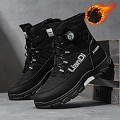 abordables Bottes d'hiver et de neige-Bottes de neige blanches pour hommes – confortables et élégantes, idéales pour la randonnée hivernale, les sports de plein air et les conditions de froid extrême.