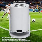 رخيصةأون بروجيكتورات-بروجكتور HY300 Pro S2 4K سينما منزلية بروجكتور خارجي هدية عيد الحب