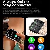 levne Hodnotové výběry-iMosi V82 Chytré hodinky 1.85 inch Inteligentní hodinky Bluetooth Krokoměr Záznamník hovorů Sledování aktivity Kompatibilní s Android iOS Unisex Hands free hovory Záznamník zpráv Krokovač IP68 37mm