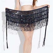 cheap Skirts-Carnival 2026 Rio Carnival Samba Dancewear Belly Dance Skirt Hip Scarf Dance Hip Belt Latin Dance Hula Hip Scarf Brazil Festival Performance Costume