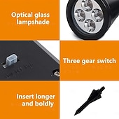 levne Zahradní osvětlení-Solární bodová světla, venkovní solární světla, solární reflektory, světlo na vlajkový stožár, vodotěsné, venkovní osvětlení krajiny pro vlajku, osvětlení dvorku, terasy, cesty, sochy, palmy, cedule