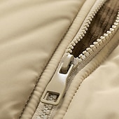 levne Pánské kabáty a parky-Pánské Zimní kabát Puffer bunda S vycpávkou Kapsy Kostka Polyester Venkovní Ležérní Denní Standardní Módní Šik ven Na běžné nošení Zahřívací Zima Barevné bloky Černá Trávová zelená Khaki Puffer Jacket