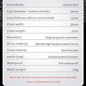 cheap Quartz Watches-The New Olevs Men&#039;S Business Watch Features A Luminous Moon Phase Calendar Small Three-Hand Multi-Functional Digital Large Dial Quartz Watch Which Is A Fashionable Casual Waterproof And Sporty Me