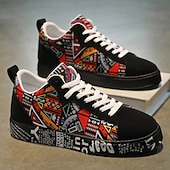 economico Sneakers Casual-sneakers casual rosse da uomo: alla moda e comode, perfette per l'uso quotidiano, lo street style e le uscite informali