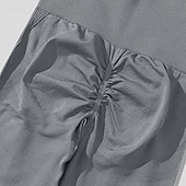 tanie Legginsy i legginsy do jogi-Damskie Spodnie kompresyjne Běžecké kalhoty Legginsy do jogi Wyszczuplenie brzucha Wysoka talia Obuwie sportowe Sportowy Pilates Doły Jednokolorowe Ciemnoszary Czerwony Niebieski Sport Odzież sportowa