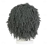 Недорогие Карнавальные парики-Карнавальный парик 2026 Красный Черный Белый Прямой Короткие Синтетический фестивальный парик Вторник на масляной неделе Парад Волосы для косплей-костюма для Мужчины