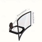 economico Ingranditore dello Schermo-Lente d'ingrandimento per schermo del telefono HD curvo da 12 pollici - ingrandimento coassiale 11x, facile da usare e trasportare.