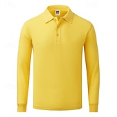 זול חולצת נשים-בגדי ריקוד נשים אחיד חולצת POLO חולצה קז'ואל כפתורים הגנת UV נושם טניס גולף נסיעת עסקים צווארון מתקפל צמרות שחור לבן אדום בגדי טניס