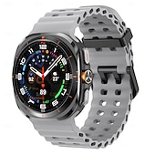 voordelige Samsung horlogebanden-Horlogeband voor Samsung Galaxy Kijk Ultra Siliconen Vervanging Band Verstelbaar Sportband Moderne gesp Oceaan band Polsbandje