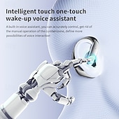 baratos Fones de ouvido de tradução-Fones de ouvido com tradução por IA, sem fio, com tradução em tempo real para 144 idiomas, microfone inteligente com cancelamento de ruído, tradução em tempo real para anotações de reuniões, controles