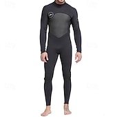 abordables Trajes de neopreno y trajes de buceo-Hombre 3 mm Traje de neopreno para buceo Camiseta de protección solar de cuerpo completo Traje de surf de una pieza Color sólido Protección UV Control de barriga Manga Larga Trajes de buceo Surf