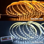 お買い得  リモコンコントロール-2.5m 5メートル 7メートル ライトセット 60 LED 5050 SMD 12mm 1セット RGB LEDストリップライト パーティー ホリデー 接続可 110-240 V 24 V