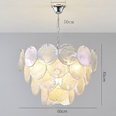 baratos Candelabros de Cristal-lustres de discos de vidro de Murano branco e roxo