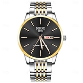 baratos Relógios Quartz-Relógio Masculino Avançado Relógio de Quartzo Fashion Masculino com Exibição de Calendário Semanal À prova d'água IPX4 Luz Noturna Adequado para Viagens de Negócios Uso Diário e a Melhor Escolha de