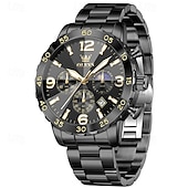 cheap Quartz Watches-The New Olevs Men&#039;S Business Watch Features A Luminous Moon Phase Calendar Small Three-Hand Multi-Functional Digital Large Dial Quartz Watch Which Is A Fashionable Casual Waterproof And Sporty Me