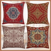preiswerte Kissen-Trends-Vintage-Kissenbezüge im Bohème-Stil mit Digitaldruck, dekorative Kissenhüllen für Zuhause, Schlafzimmer, Wohnzimmer, Gästezimmer, Hotel, Sofa-Akzente