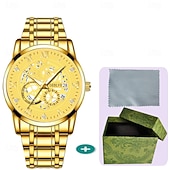 levne Quartz hodinky-Pokročilé pánské náramkové hodinky módní pánské quartz hodinky módní kalendář luminiscenční ciferník nejlepší volba dárku pro muže