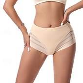 baratos Dormir e relaxar para mulher-Mulheres Calcinhas Cintura elásticaNightwearFibra Sintética Ao ar livre Férias Casa Cor Sólida Moda Estilo bonito Preto Cáqui Bege Primavera Verão Outono &amp; inverno